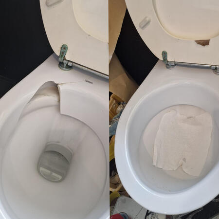 cracked toilet repaired in Bristol